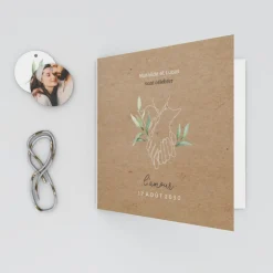 Faire-part Mariage Bohème | Faire-part Mariage Champêtre^Planet cards Mains Végétales