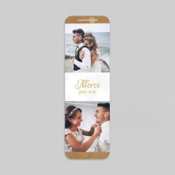 Carte Remerciement Mariage Marque-page^Planet cards Mariage Airlines