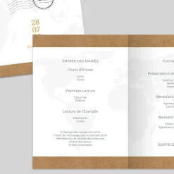 Livret De Messe Mariage^Planet cards Mariage Airlines