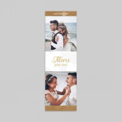 Carte Remerciement Mariage Marque-page^Planet cards Mariage Airlines
