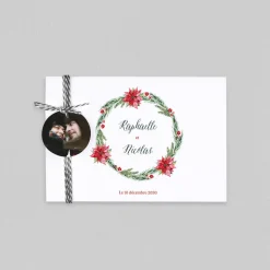 Faire-part Mariage Champêtre^Planet cards Mariage Hivernal Délicat
