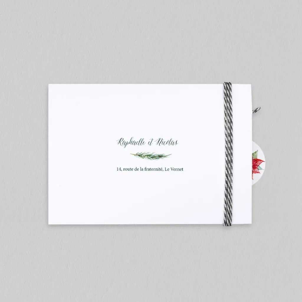 Faire-part Mariage Champêtre^Planet cards Mariage Hivernal Délicat