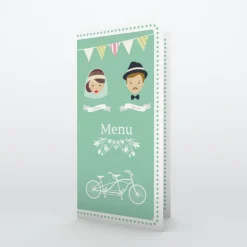 Menu De Mariage^Planet cards Mariés hipster