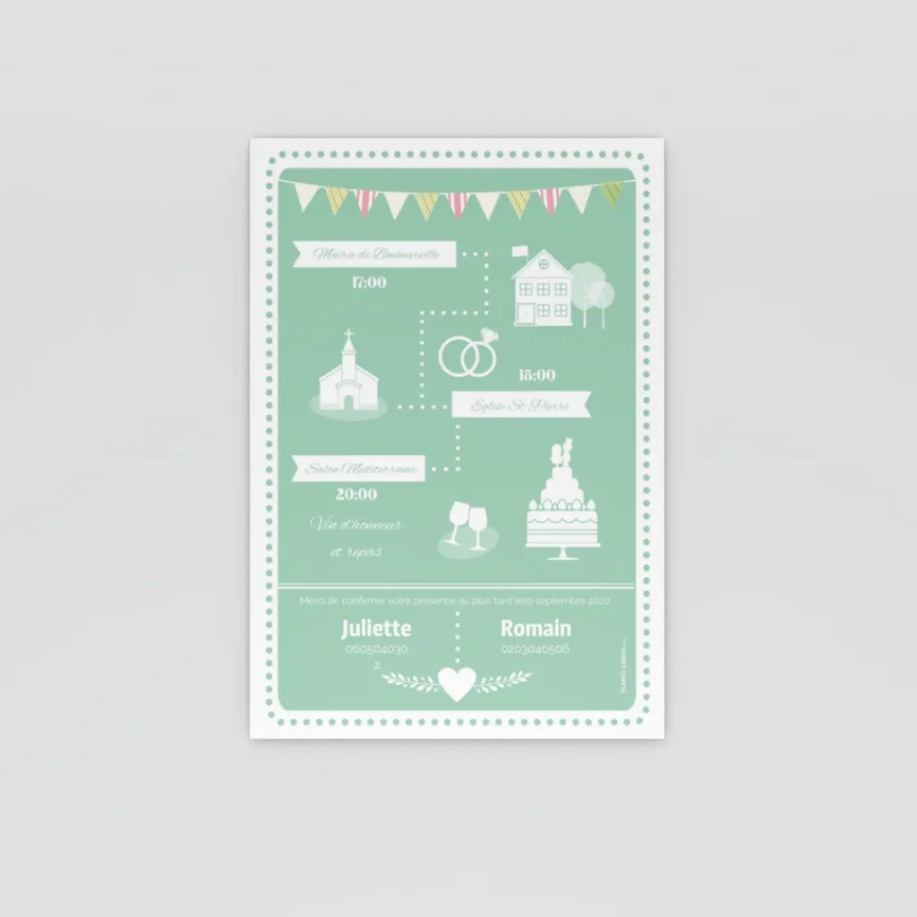 Faire-part Mariage Original | Gamme Complète^Planet cards Mariés hipster