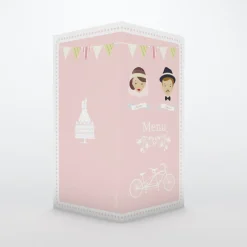 Menu De Mariage^Planet cards Mariés hipster