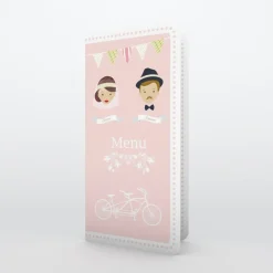 Menu De Mariage^Planet cards Mariés hipster