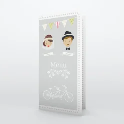 Menu De Mariage^Planet cards Mariés hipster