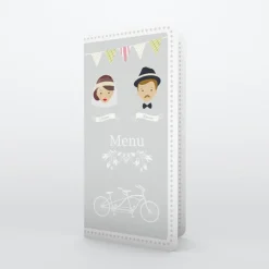Menu De Mariage^Planet cards Mariés hipster