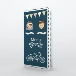 Menu De Mariage^Planet cards Mariés hipster