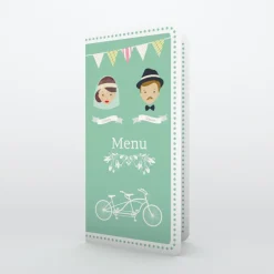 Menu De Mariage^Planet cards Mariés hipster