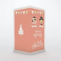 Menu De Mariage^Planet cards Mariés hipster