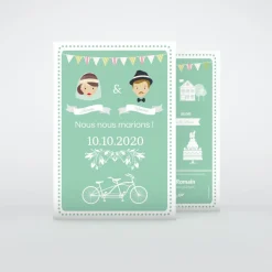 Faire-part Mariage Original | Gamme Complète^Planet cards Mariés hipster