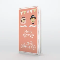 Menu De Mariage^Planet cards Mariés hipster