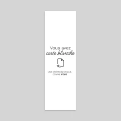 Carte 100% Personnalisable | Carte 100% Personnalisable^Planet cards Marque Page Recto Verso 5.5 x 18.2 cm