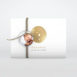 Faire-part Naissance Fille | Faire-part Naissance Garçon^Planet cards Médaillon Constellation Cancer