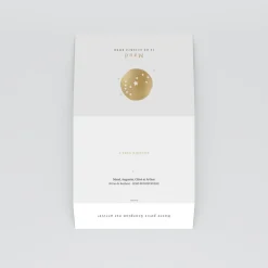 Faire-part Naissance Fille | Faire-part Naissance Garçon^Planet cards Médaillon Constellation Scorpion