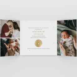 Faire-part Naissance Fille | Faire-part Naissance Garçon^Planet cards Médaillon Constellation Scorpion
