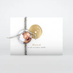 Faire-part Naissance Fille | Faire-part Naissance Garçon^Planet cards Médaillon Constellation Scorpion