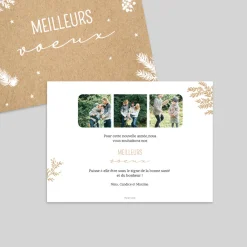 Carte De Vœux Nature | Carte De Vœux Photo^Planet cards Meilleurs Voeux Kraft