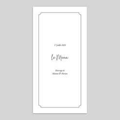 Menu De Mariage^Planet cards Menu Élégant