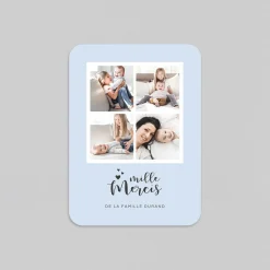 Carte Remerciement Naissance Garçon^Planet cards Mille Mercis