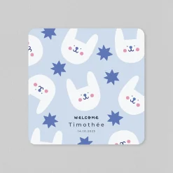 Faire-part Naissance Animaux | Créations En Collaboration^Planet cards Mon Bébé Lapin
