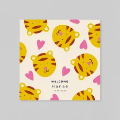 Faire-part Naissance Animaux | Créations En Collaboration^Planet cards Mon Bébé Tigre