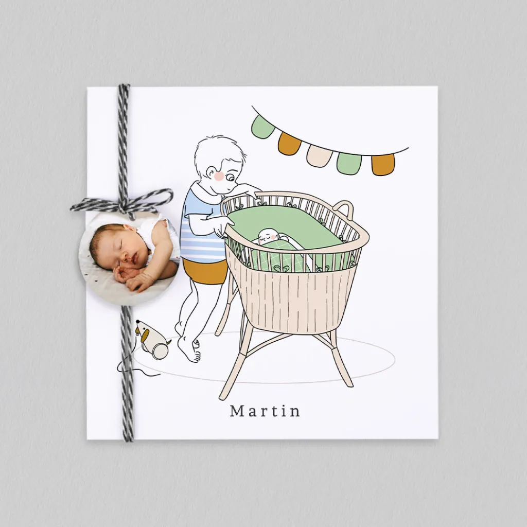 Créations En Collaboration | Faire-part Naissance Garçon^Planet cards Mon grand Frère
