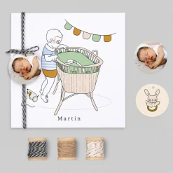Créations En Collaboration | Faire-part Naissance Garçon^Planet cards Mon grand Frère