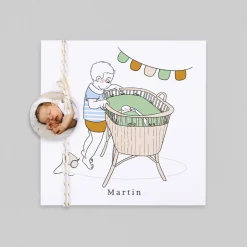 Créations En Collaboration | Faire-part Naissance Garçon^Planet cards Mon grand Frère