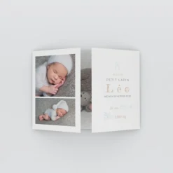 Faire-part Naissance Animaux | Faire-part Naissance Garçon^Planet cards Mon Petit Lapin