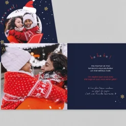 Carte De Noël Photo^Planet cards Mon Traineau de Noël