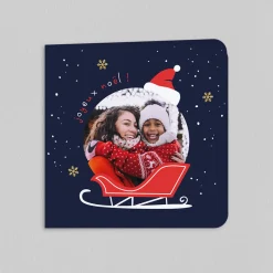 Carte De Noël Photo^Planet cards Mon Traineau de Noël