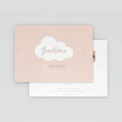 Faire-part Baptême Civil^Planet cards Mon Univers Tout Doux
