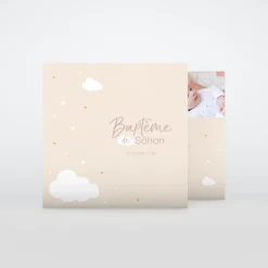 Faire-part Baptême Civil^Planet cards Mon Univers Tout Doux
