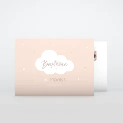 Faire-part Baptême Civil^Planet cards Mon Univers Tout Doux