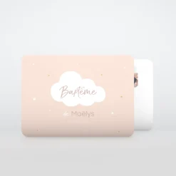Faire-part Baptême Civil^Planet cards Mon Univers Tout Doux