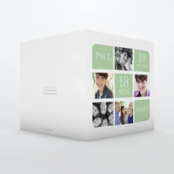 Carte Invitation Anniversaire Adulte Moderne^Planet cards Mosaïque de photos d'Anniversaire