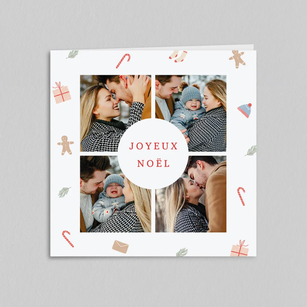 Carte De Noël Photo^Planet cards Motifs de Noël
