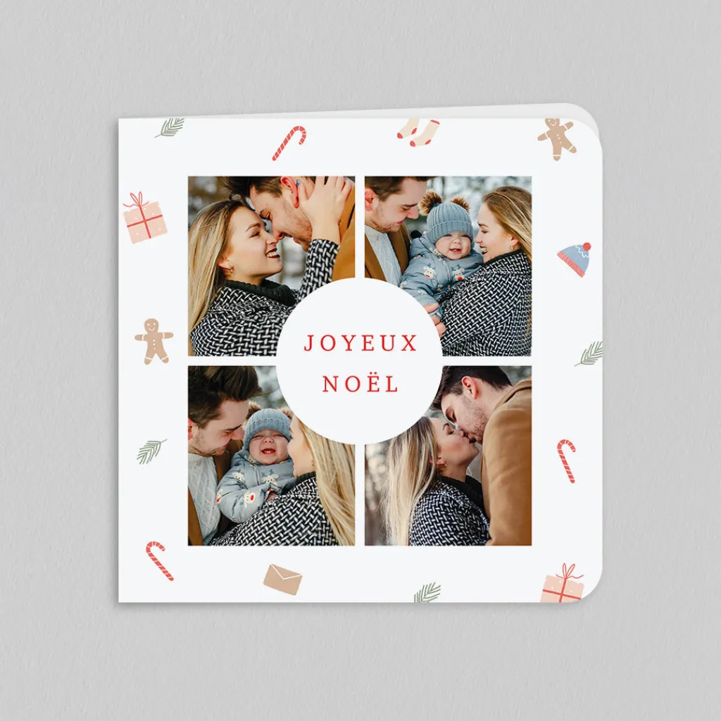 Carte De Noël Photo^Planet cards Motifs de Noël