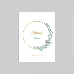 Faire-part Naissance Animaux | Créations En Collaboration^Planet cards Mésange et Couronne Dorée