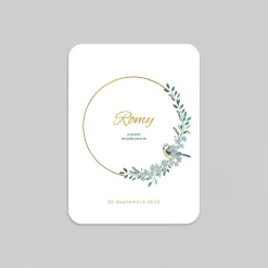 Faire-part Naissance Animaux | Créations En Collaboration^Planet cards Mésange et Couronne Dorée