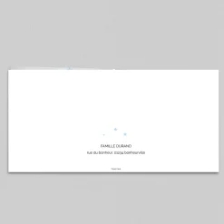 Faire-part Baptême Civil | Gamme Complète^Planet cards Multiphoto étoilé