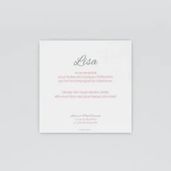 Carte Remerciement Naissance Classique^Planet cards Naissance Magnifique