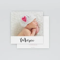 Carte Remerciement Naissance Classique^Planet cards Naissance Magnifique