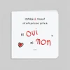 Faire-part Mariage Original^Planet cards Ni oui ni non