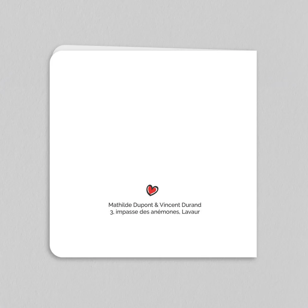 Faire-part Mariage Original^Planet cards Ni oui ni non