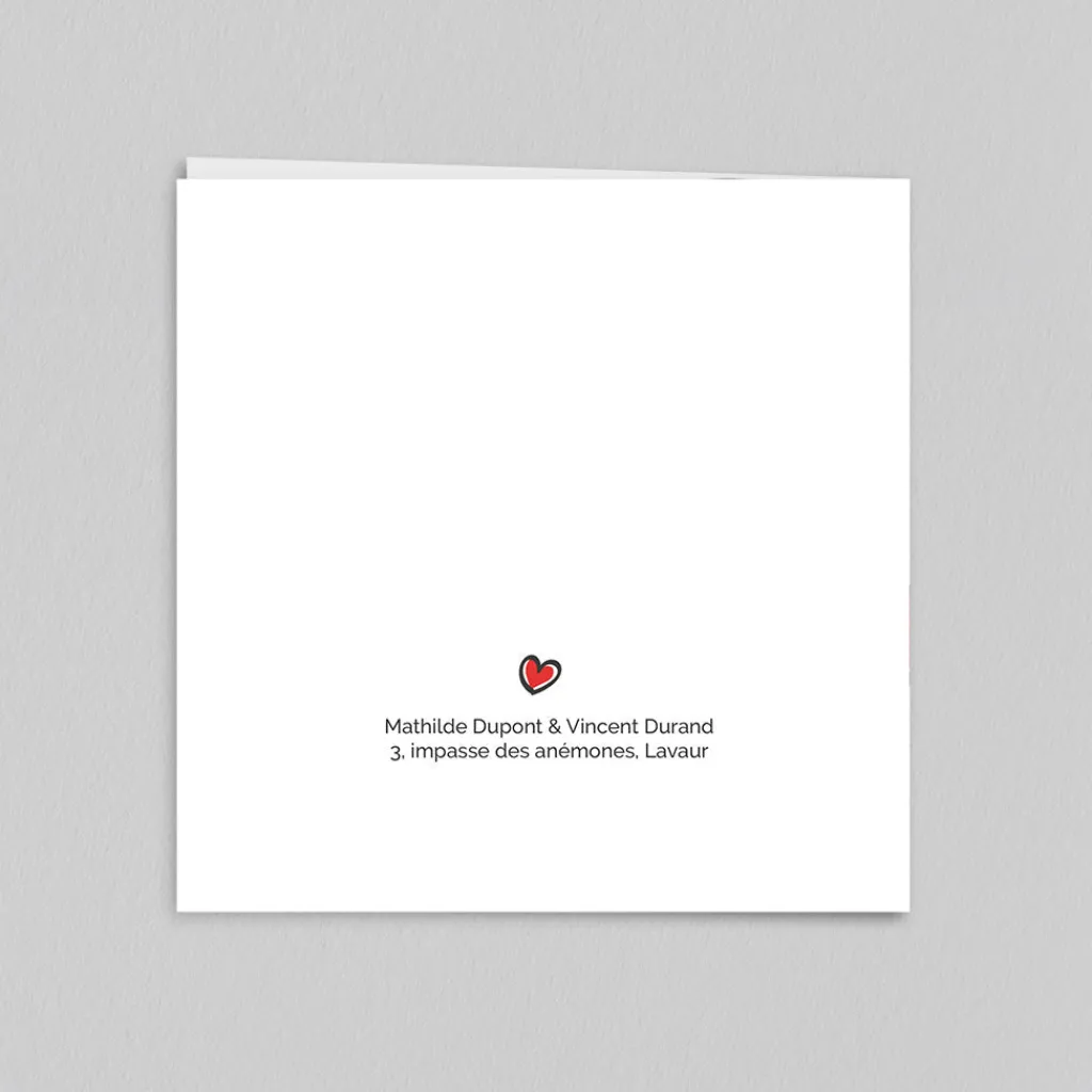 Faire-part Mariage Original^Planet cards Ni oui ni non