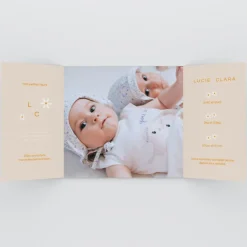 Faire-part Naissance Jumeaux^Planet cards Nos Belles Fleurs