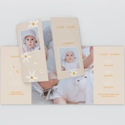 Faire-part Naissance Jumeaux^Planet cards Nos Belles Fleurs